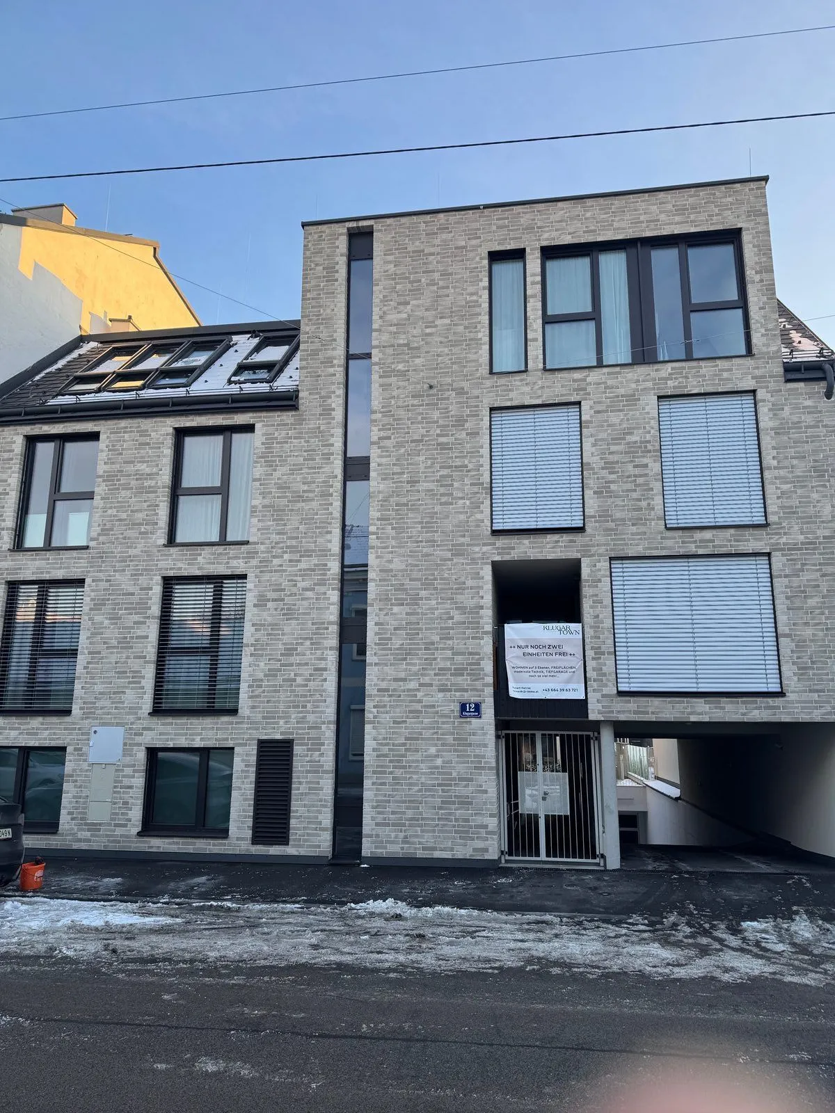 Klugargasse — Fassadenansicht